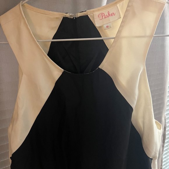 100% silk Parker 'Kaysha' jumpsuit sz M - Picture 10 of 12